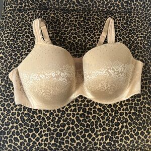 Soma Beige Floral Lace Bra